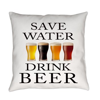 save_water_drink_beer_everyday_pillow